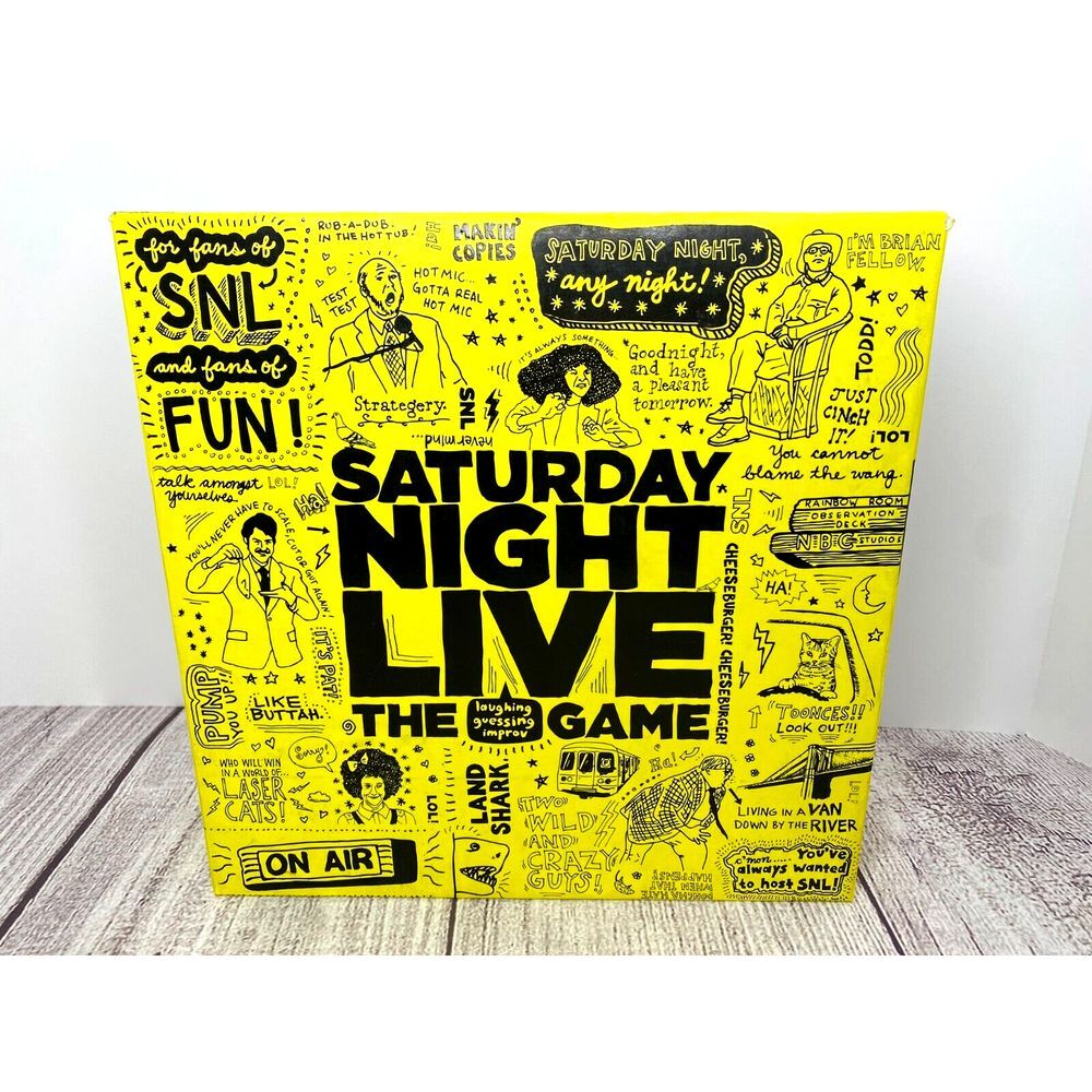 NEW Saturday Night Live The Laughing Guessing Improv Party Board Game SNL RARE